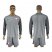 Poland Blank Grey Goalkeeper Long Sleeves Soccer Country Jersey