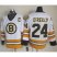 Boston Bruins #24 Terry OReilly White/Yellow CCM Throwback Stitched NHL Jersey