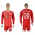 Bayern Munchen Personalized Home Long Sleeves Soccer Club Jersey