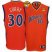 Warriors #30 Stephen Curry Orange The Finals Patch Stitched NBA Jersey