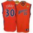 Warriors #30 Stephen Curry Orange The Finals Patch Stitched NBA Jersey