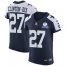 Nike Dallas Cowboys #27 Ha Ha Clinton-Dix Navy Blue Thanksgiving Mens Stitched With Established In 1960 Patch NFL Vapor Untouchable Throwback Elite Jersey