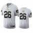 New York New York Jets #26 LeVeon Bell Mens Nike White Golden Edition Vapor Limited NFL 100 Jersey