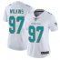 Nike Miami Dolphins #97 Christian Wilkins White Womens Stitched NFL Vapor Untouchable Limited Jersey