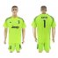 Juventus #1 Buffon Shiny Green Goalkeeper Soccer Club Jersey