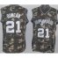 San Antonio Spurs 21 Tim Duncan Camo Revolution 30 Swingman NBA Jerseys Cheap
