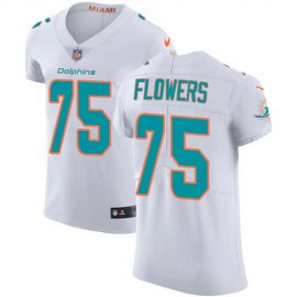 Nike Miami Dolphins #75 Ereck Flowers White Mens Stitched NFL New Elite Jersey