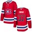 Adidas Montreal Canadiens #37 Keith Kinkaid Red Home Authentic Drift Fashion Stitched NHL Jersey