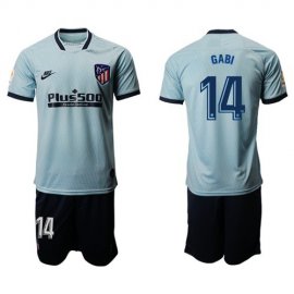 Atletico Madrid #14 Gabi Third Soccer Club Jersey