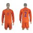Holland #2 Veltman Home Long Sleeves Soccer Country Jersey