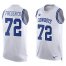 Nike Dallas Cowboys #72 Travis Frederick White Mens Stitched NFL Limited Tank Top Jersey