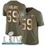 Nike Kansas City Chiefs #59 Reggie Ragland Olive/Gold Super Bowl LIV 2020 Mens Stitched NFL Limited 2017 Salute To Service Jersey