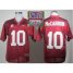2013 BCS National Championship Alabama Crimson 10 McCarron Red NCAA Football Jersey