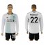 Liverpool #22 Mignolet Away Long Sleeves Soccer Club Jersey