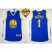 Warriors #1 Ognjen Kuzmic Blue The Finals Patch Stitched Revolution 30 NBA Jersey