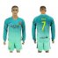 Barcelona #7 Arda Sec Away Long Sleeves Soccer Club Jersey
