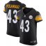 Nike Pittsburgh Steelers #43 Troy Polamalu Black Team Color Mens Stitched NFL Vapor Untouchable Elite Jersey