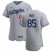 Los Angeles Dodgers #85 Dustin May Mens Nike Gray Road 2020 Authentic Team MLB Jersey