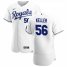 Kansas City Royals #56 Brad Keller Mens Nike White Home 2020 Authentic Player MLB Jersey