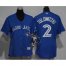Toronto Blue Jays #2 Troy Tulowitzki Blue Flexbase Authentic Womens Stitched MLB Jersey