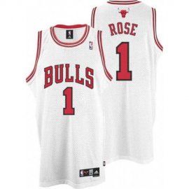 Kids Chicago Bulls 1 Derek Rose White NBA Jersey Cheap