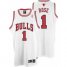 Kids Chicago Bulls 1 Derek Rose White NBA Jersey Cheap