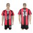 OGC Nice #14 Plea Home Soccer Club Jersey