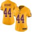 Nike Washington Football Team #44 John Riggins Gold Womens Stitched NFL Limited Rush Jersey