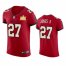 Tampa Bay Buccaneers #27 Ronald Jones II Mens Super Bowl LV Champions Patch Nike Red Vapor Elite Jersey