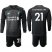 Liverpool #21 Chamberlain Third Long Sleeves Soccer Club Jersey