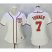 Washington Nationals #7 Trea Turner White Home Womens Stitched MLB Jersey