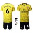 Arsenal #6 Koscielny Away Kid Soccer Club Jersey