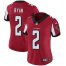 Nike Atlanta Falcons #2 Matt Ryan Red Team Color Womens Stitched NFL Vapor Untouchable Limited Jersey