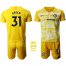 Chelsea Blank Black Goalkeeper Kid Soccer Club Jersey