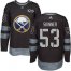 Adidas Buffalo Sabres #53 Jeff Skinner Black 1917-2017 100th Anniversary Stitched NHL Jersey
