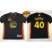 Warriors #40 Harrison Barnes Black Slate Chinese New Year The Finals Patch Stitched NBA Jersey