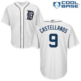 Detroit Tigers #9 Nick Castellanos White Cool Base Stitched Youth MLB Jersey