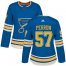 Adidas St. Louis Blues #57 David Perron Blue Alternate Authentic Womens Stitched NHL Jersey