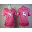 Nike Baltimore Ravens #5 Joe Flacco Pink Womens Be Luvd Stitched NFL Elite Jersey