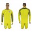 England Yellow Goalkeeper 2018 FIFA World Cup Long Sleeve Soccer Jersey