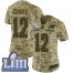 Nike Los Angeles Rams #12 Brandin Cooks Camo Super Bowl LIII Bound Womens Stitched NFL Limited 2018 Salute to Service Jersey