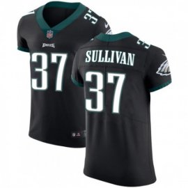 Nike Philadelphia Eagles #37 Tre Sullivan Black Alternate Mens Stitched NFL Vapor Untouchable Elite Jersey