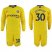 Chelsea #30 David Luiz Away Long Sleeves Soccer Club Jersey