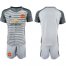Manchester United Blank Grey Goalkeeper Soccer Club Jersey