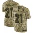 Nike Cincinnati Bengals #21 Darqueze Dennard Camo Mens Stitched NFL Limited 2018 Salute To Service Jersey
