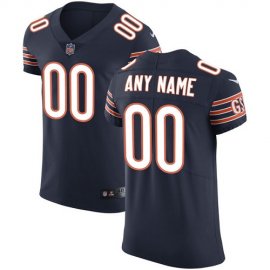 Nike Chicago Bears Customized Navy Blue Team Color Stitched Vapor Untouchable Elite Mens NFL Jersey