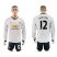 Manchester United #12 Smalling Sec Away Long Sleeves Soccer Club Jersey