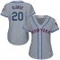 New York Mets #20 Pete Alonso Grey Road Womens Stitched MLB Jersey