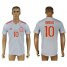 Spain #10 Fabregas Away Soccer Country Jersey