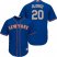 New York Mets #20 Pete Alonso Blue(Grey NO.) Cool Base Stitched Youth MLB Jersey